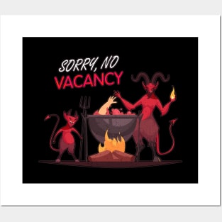 Sorry, no vacancy Posters and Art